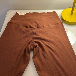 Aerie Offline Hi-Rise Waffle Knit Flare Leggings